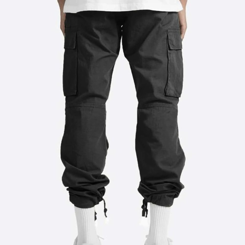 Streetstyle Black Men's Cargo Pants - Picture 2 of 6